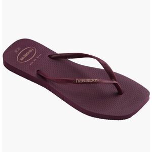 Havaianas Slim Square Logo Flip Flop (Women)